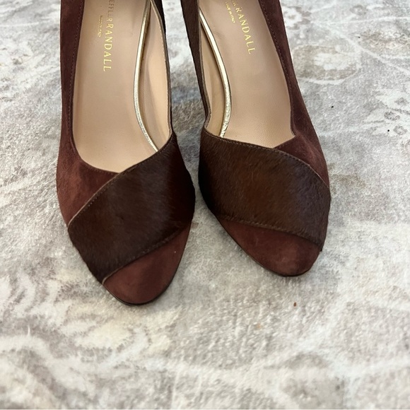 Loeffler Randall Brown Fur Suede Heels size 9 - Picture 10 of 12